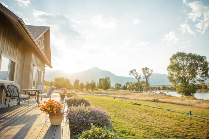 River Run, one of our cabin and ranch rentals near Yellowstone National Park.